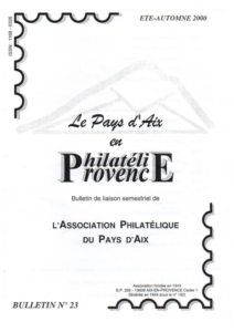 Bulletin 23 – Septembre 2000
